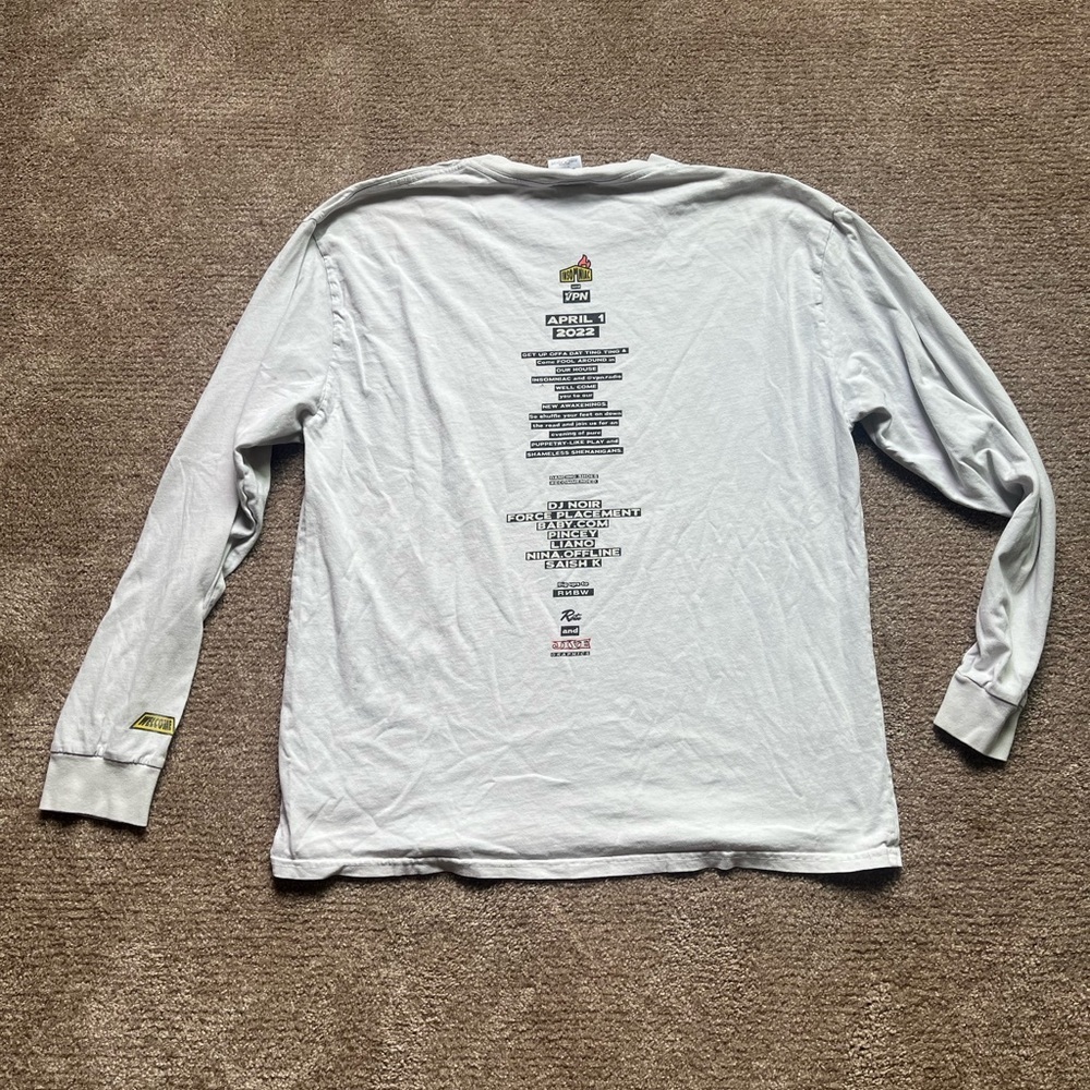 Insomniac Music Event White Longsleeve Tee - Picture 4 of 5